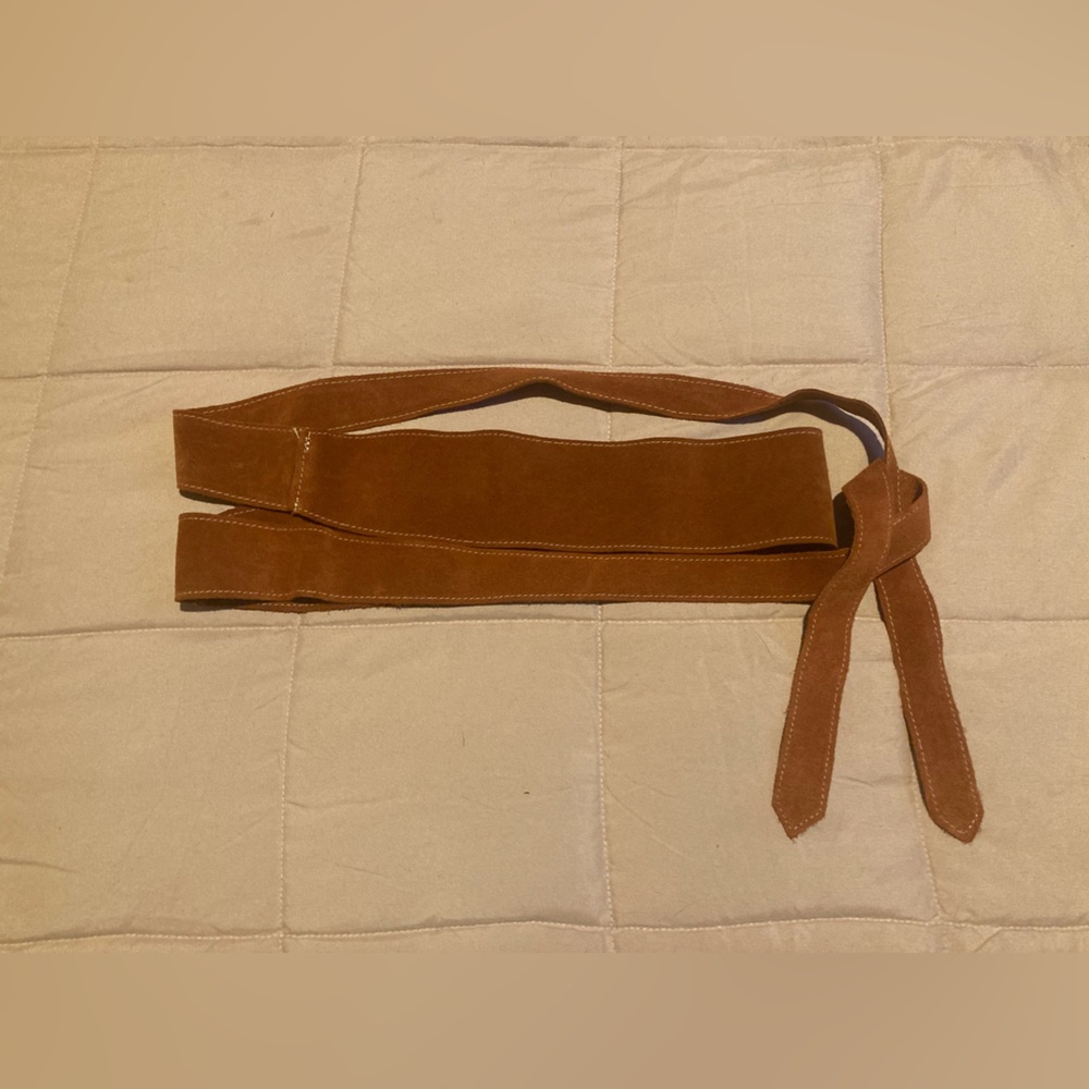 Mango NWOT leather obi belt - Picture 1 of 3